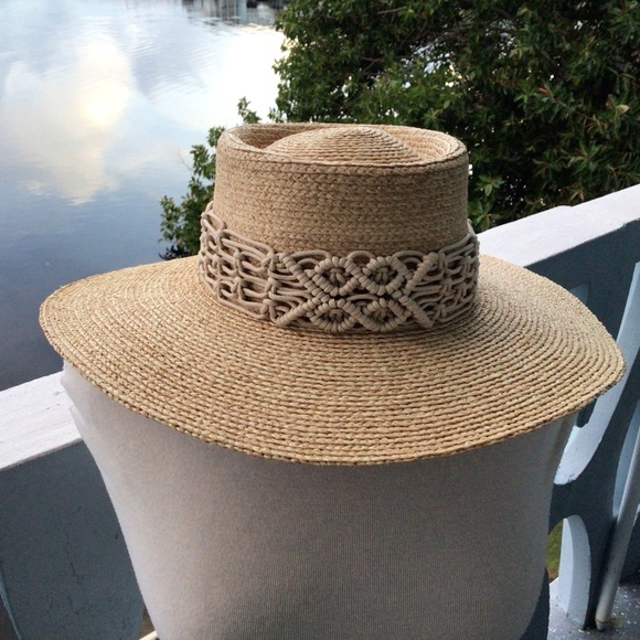 San Diego Hat Company Accessories - San Diego Hat Company Sandy Beach Women’s Raffia Telescope Boater Wide Brim Hat